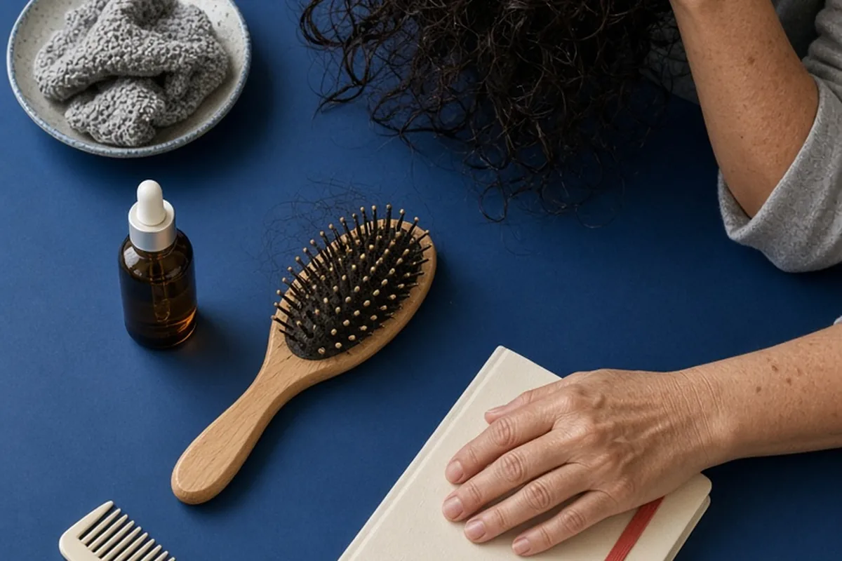 Illustration for Hair Loss During Menopause Maintenance Schedule: Routine & Steps