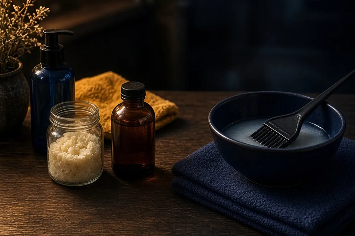 Illustration for Hair Product Buildup Removal: At Home vs Salon Methods