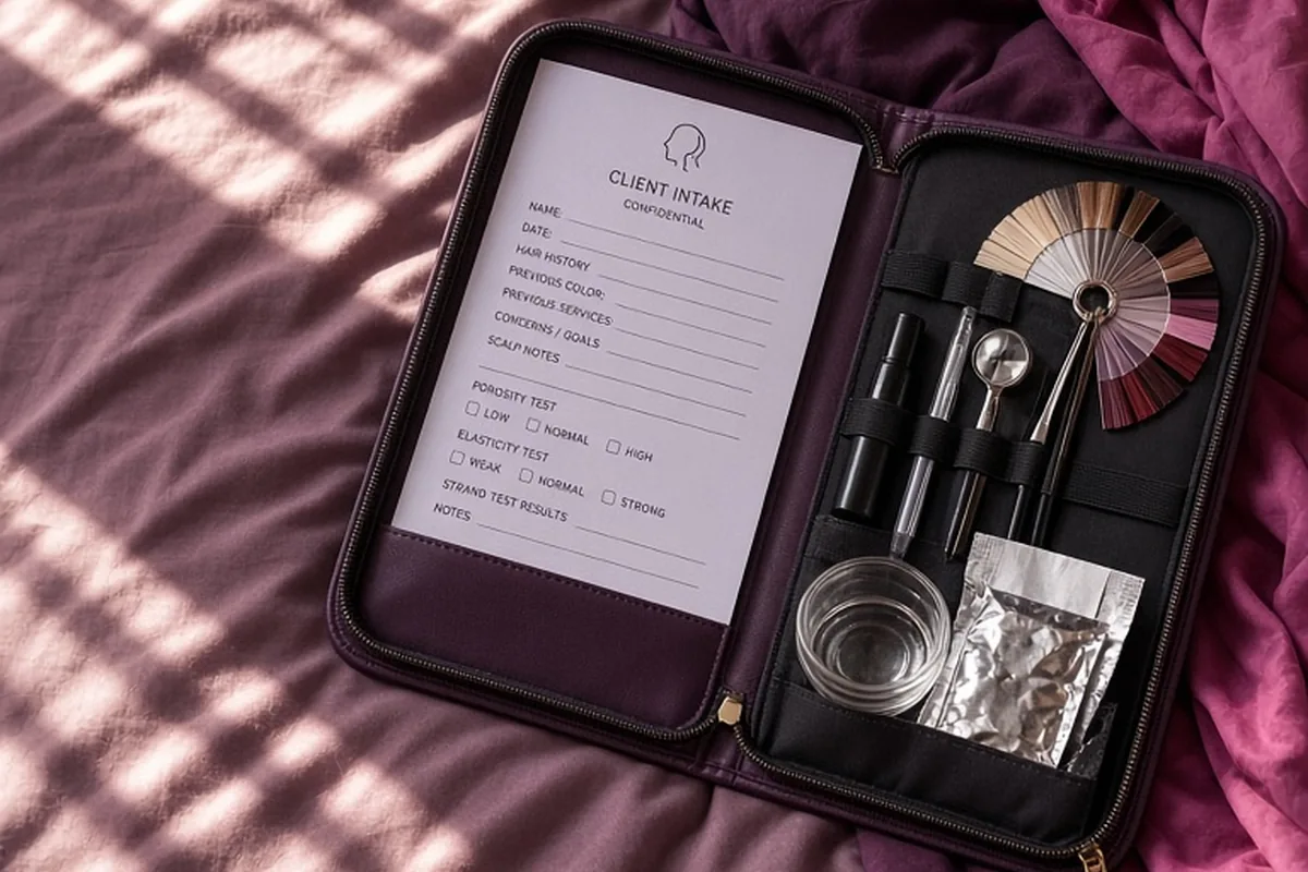 Illustration for Hair Salon Consultation Products for Beginners: Essential Tools
