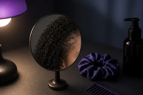 Illustration for Hair Thinning at Temples in Women with Textured Hair: Care Guide