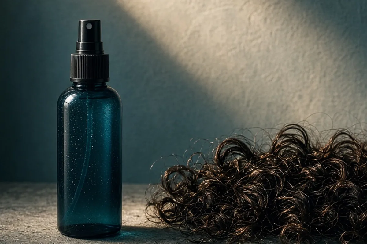 Illustration for Heat Protectant for Curly Hair: How to Use It Step by Step