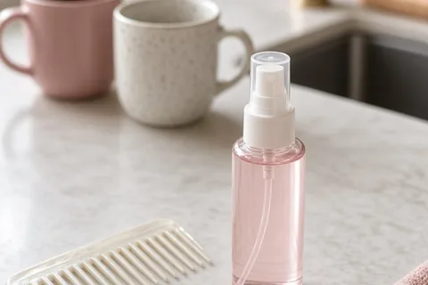 Illustration for Heat Protectant for Fine Hair: How to Apply Without Weight