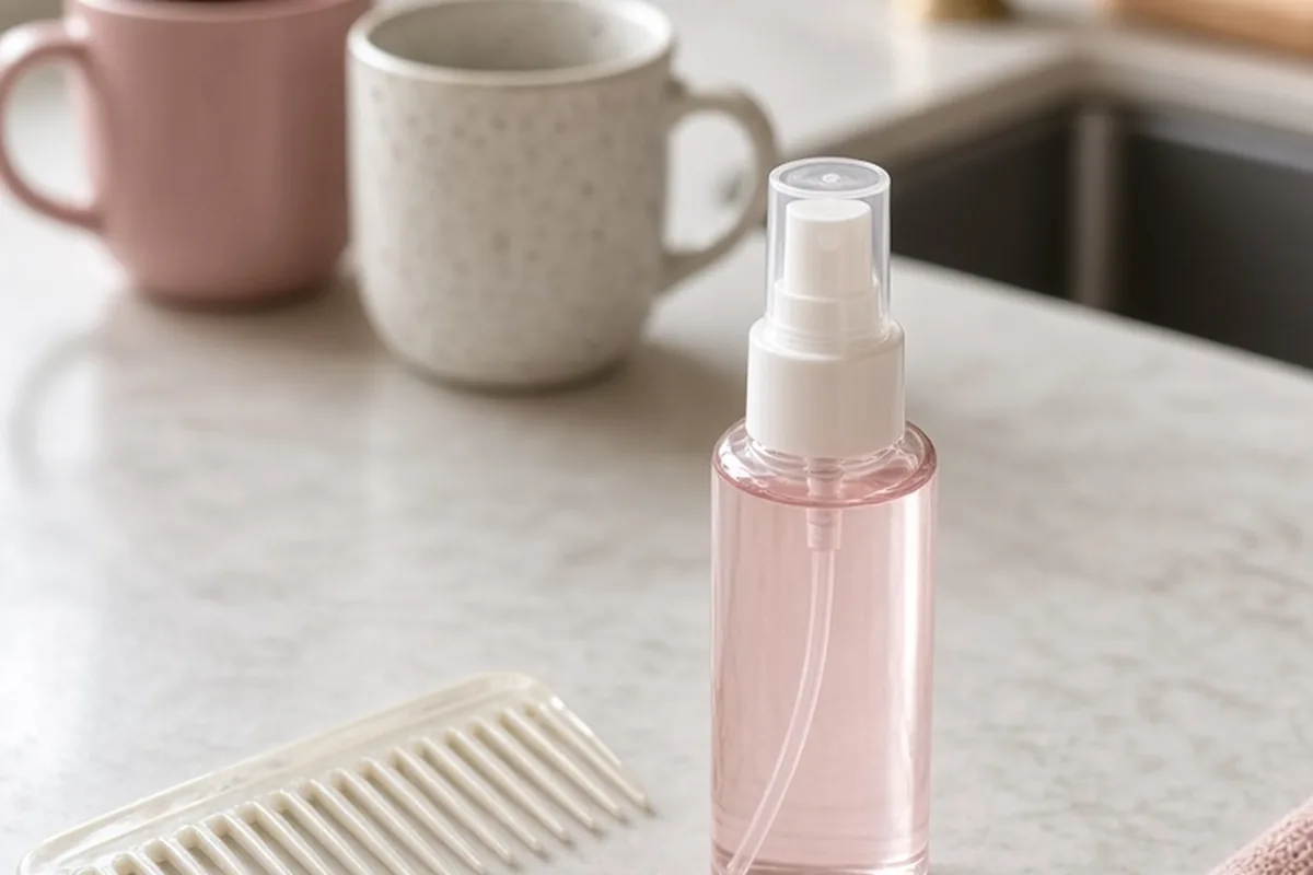 Illustration for Heat Protectant for Fine Hair: How to Apply Without Weight