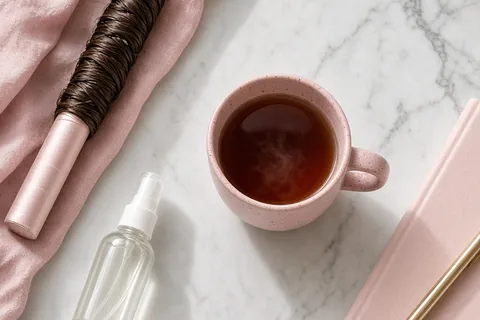 Illustration for Heatless curls how to for low porosity hair