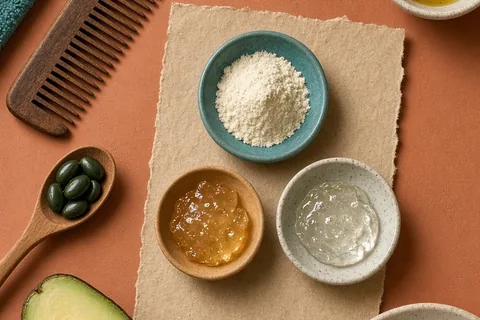 Illustration for High Porosity Hair Care Product Ingredients for Lasting Moisture
