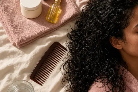 Illustration for High Porosity Hair Care Routine for Beginners: A Practical Guide