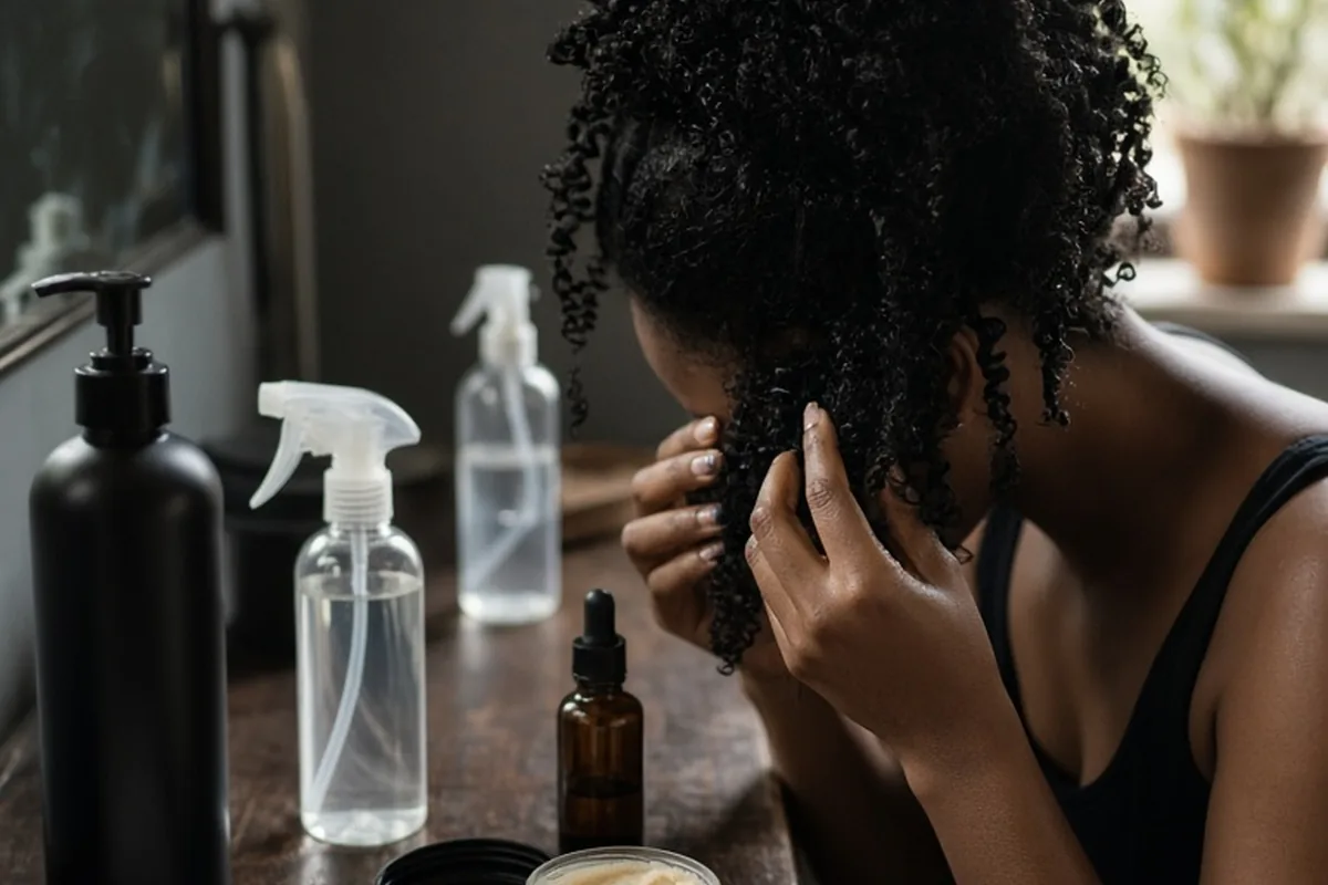 Illustration for How to Choose and Care for Moisturizer for Black Hair