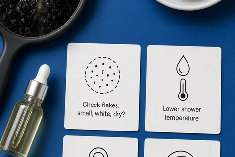 Illustration for How to Prepare for Dry Scalp Care: A Step-by-Step Guide