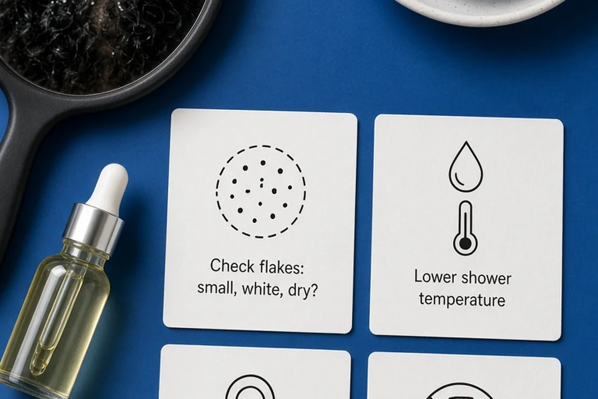 Illustration for How to Prepare for Dry Scalp Care: A Step-by-Step Guide