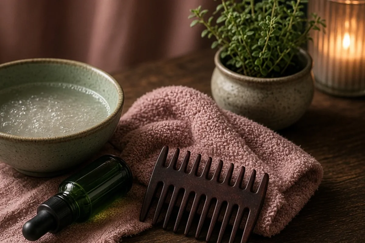 Illustration for How to Prepare for a Hair Mask for Dry Hair: Step-by-Step Guide