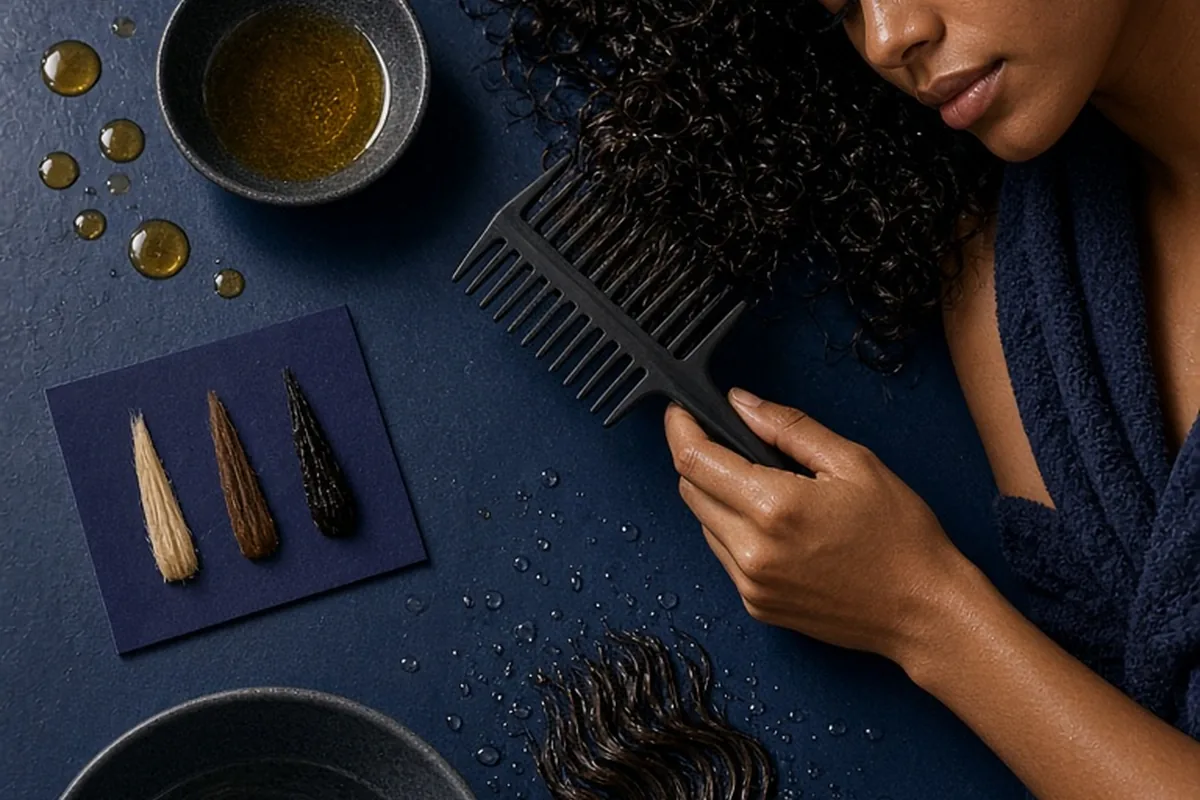 Illustration for How to Prepare for Moisturizing Shampoo for Curly Hair