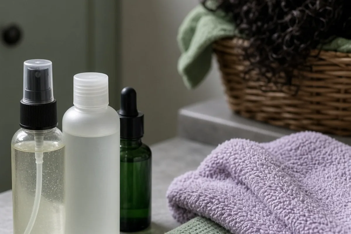Illustration for Low Porosity Hair Products for Curly Hair: Routine and Buying Guide