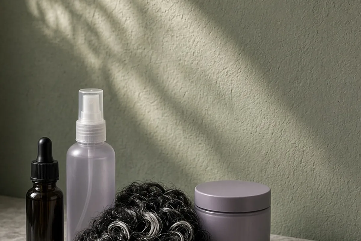 Illustration for Moisturizer for Black Hair for Women Over 40: Daily Routine Guide