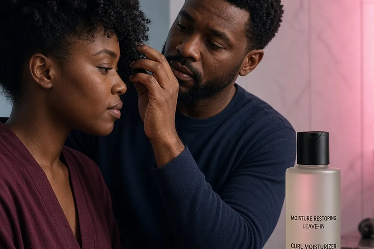 Illustration for Moisturizer for Black Hair Product Ingredients: What to Check