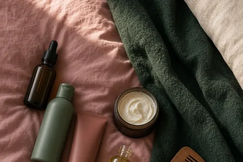 Illustration for Moisturizing Shampoo Before and After Products for Beginners
