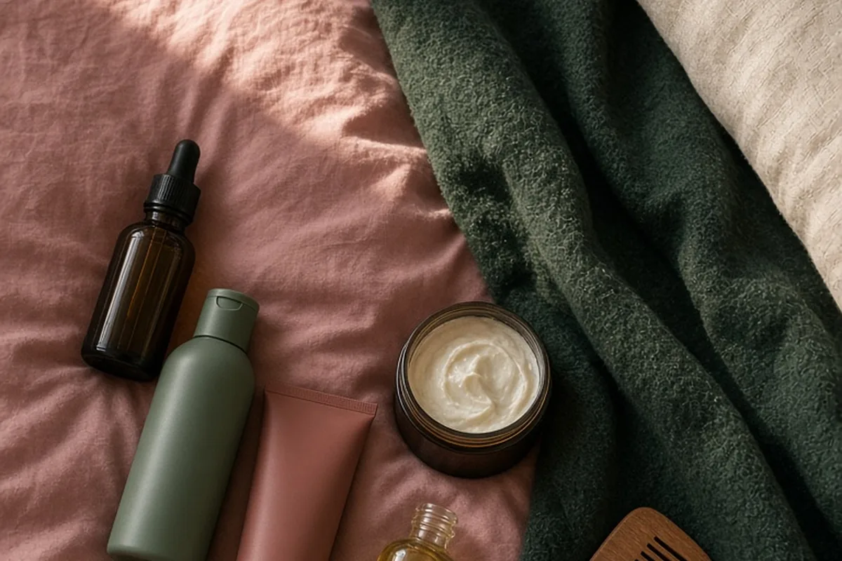 Illustration for Moisturizing Shampoo Before and After Products for Beginners