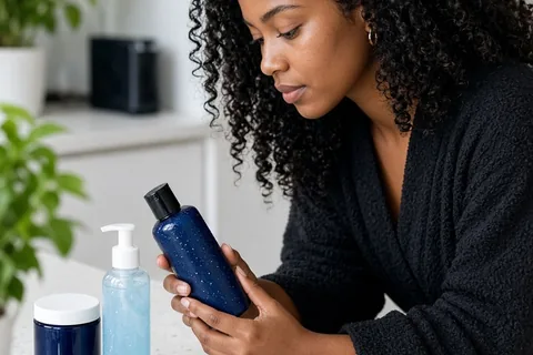 Illustration for Moisturizing Shampoo for Curly Hair: Products for Beginners
