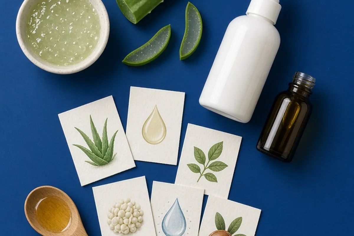 Illustration for Moisturizing Shampoo Product Ingredients to Look For