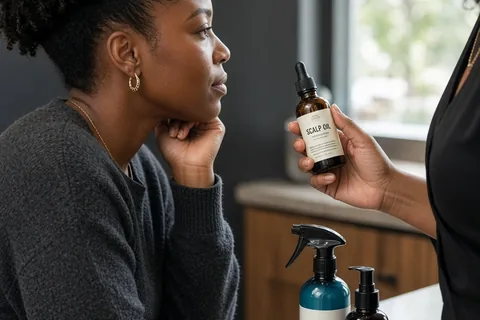 Illustration for Questions to Ask a Stylist About Moisturizer for Black Hair