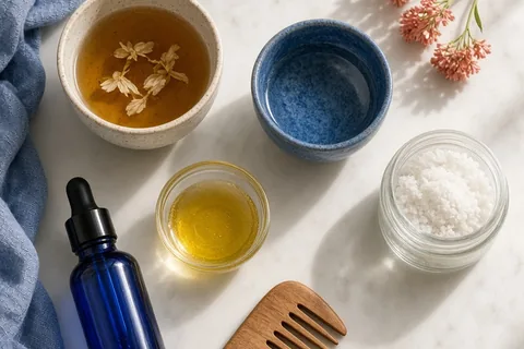 Illustration for Scalp Psoriasis Hair Care Routine for Beginners: A Daily Guide