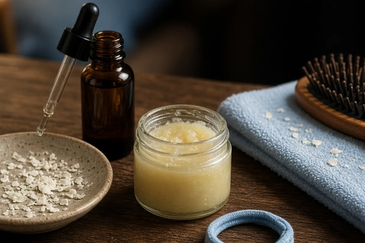 Illustration for Scalp Psoriasis Hair Care Tips for Healthy Hair