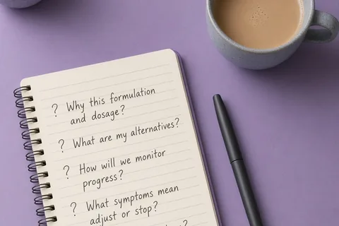 Illustration for Hormone Therapy Second Opinion Questions to Ask Your Doctor