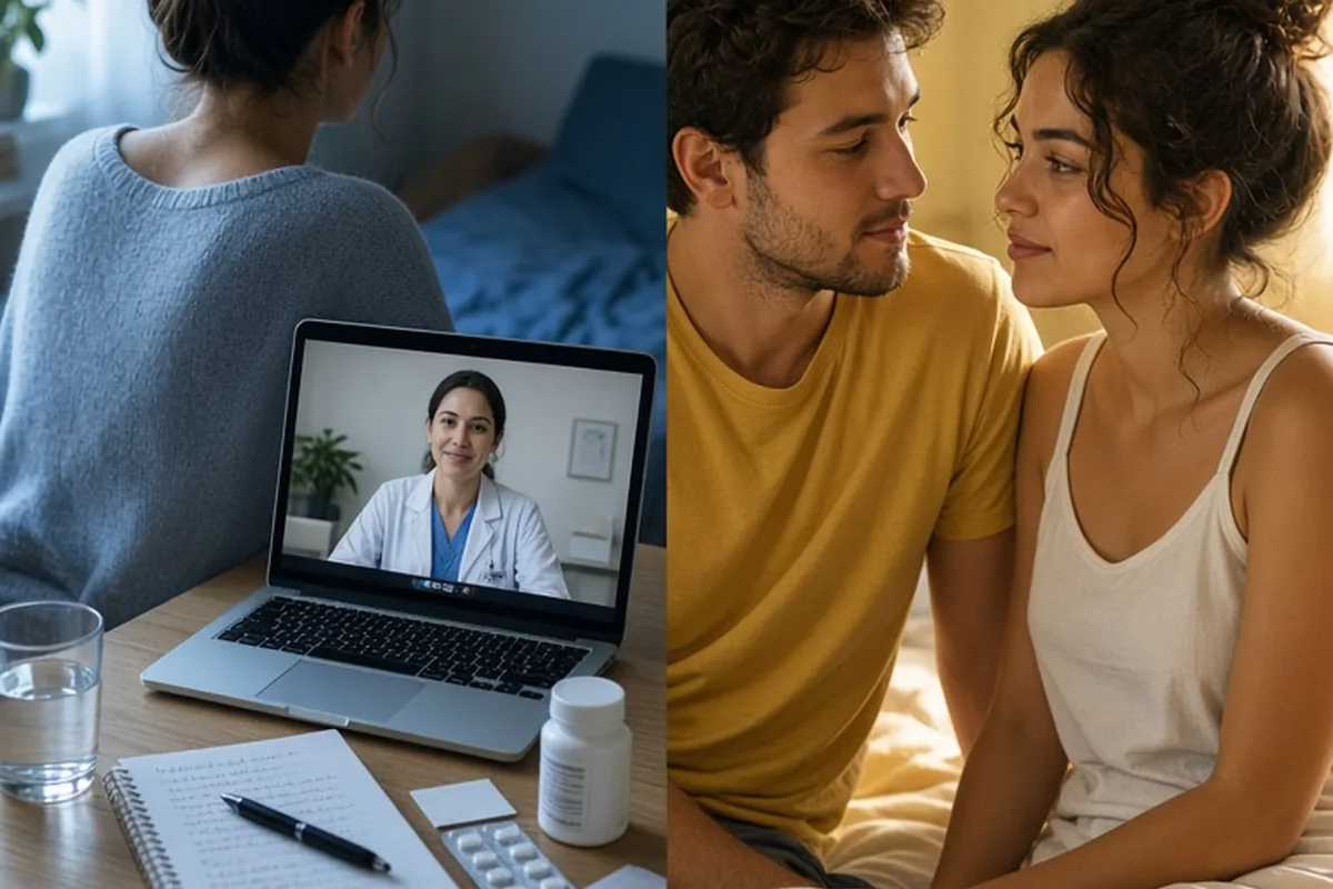 Illustration for How to Prepare for a Telehealth Sexual Health Visit
