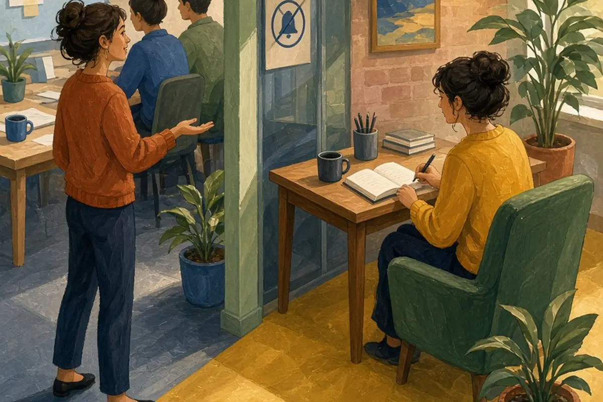 Illustration for Alone Time at Work: Practical Ways to Reclaim Focus