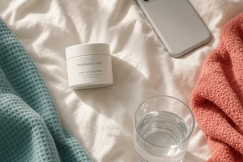 Illustration for Fragrance free moisturizer