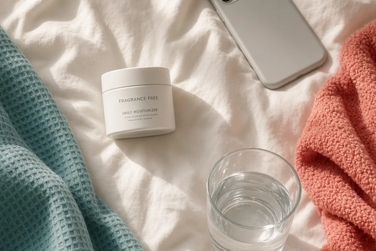 Illustration for Fragrance free moisturizer