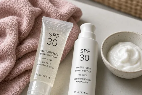 Illustration for Choosing Sunscreen for Acne-Prone Skin Without Breakouts