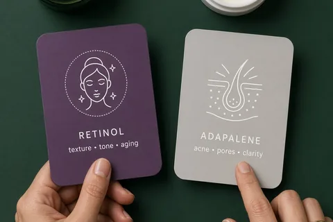 Illustration for Retinol vs Adapalene: Choosing the Right Retinoid