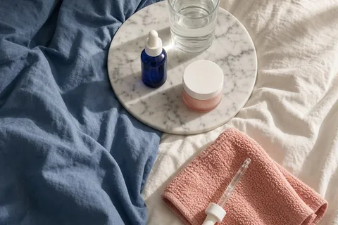 Illustration for Applying Serum Before or After Moisturizer for Balanced Skin