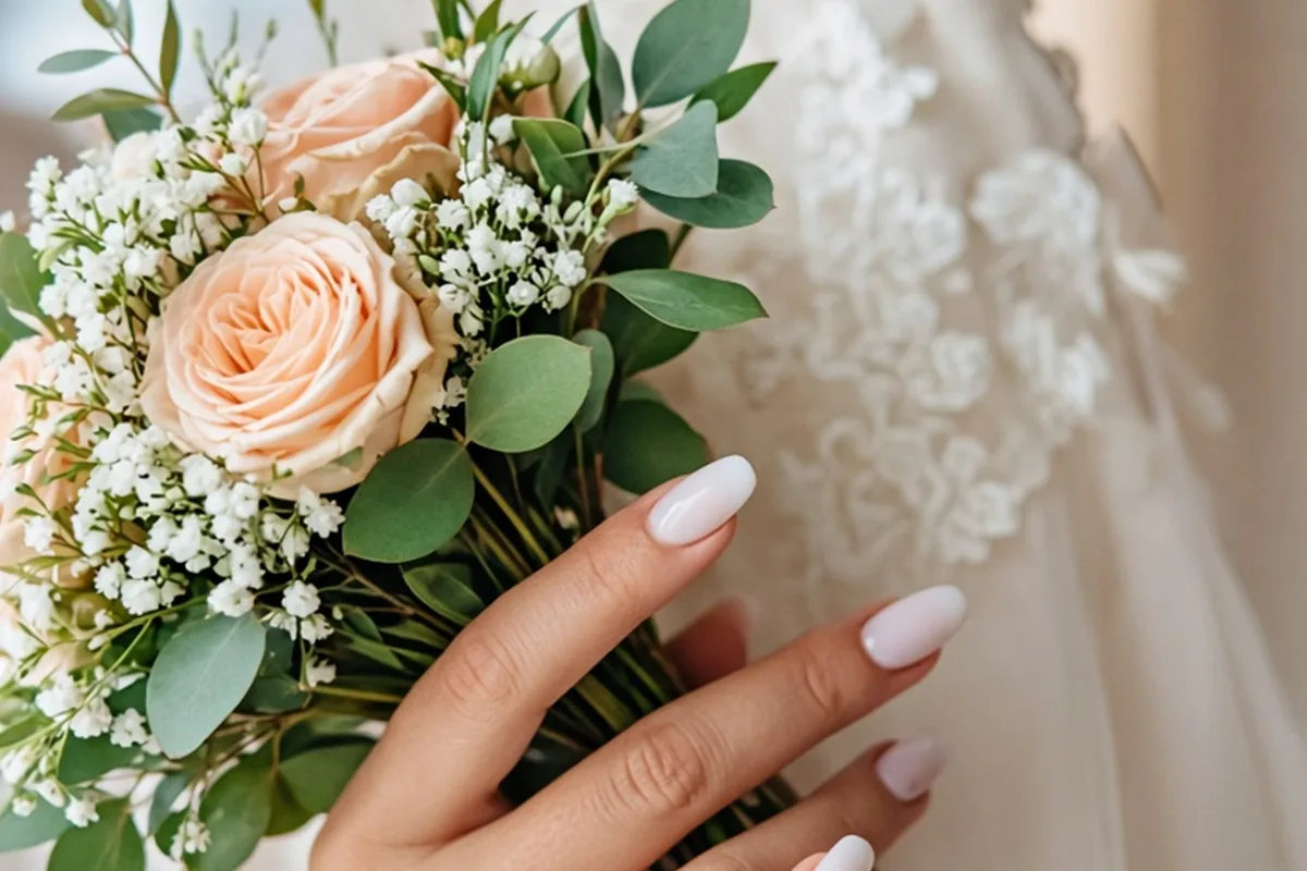 Illustration for Acrylic Nails for a Wedding: Choosing Style and Timing
