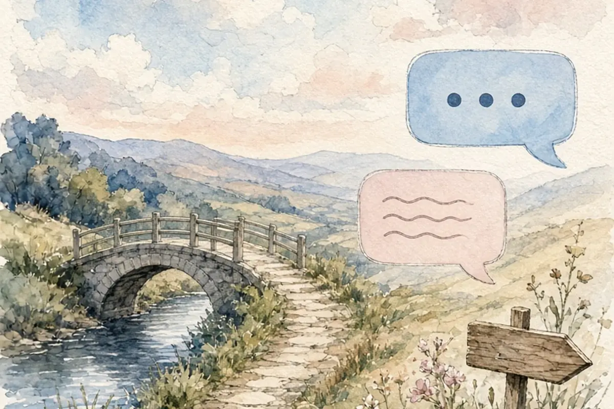 Illustration for How to Keep a Text Conversation Going Without Running Dry