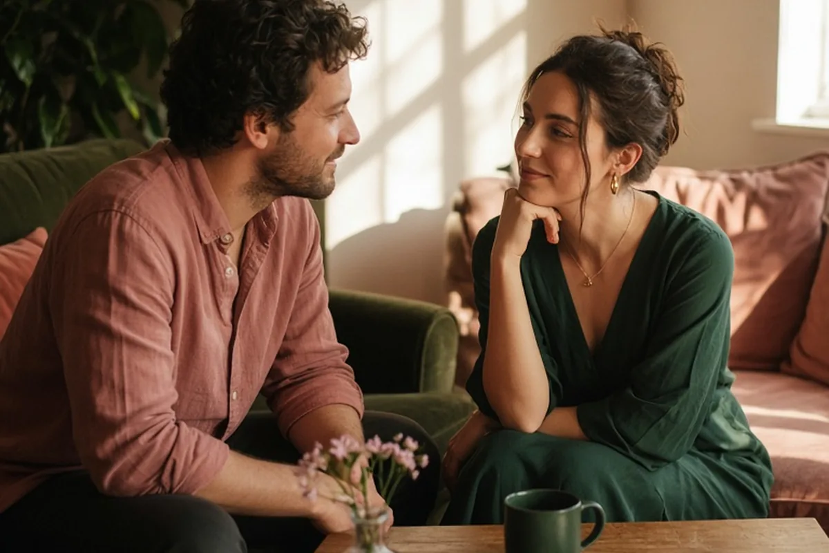 Illustration for First Date Questions for Him to Spark Real Connection