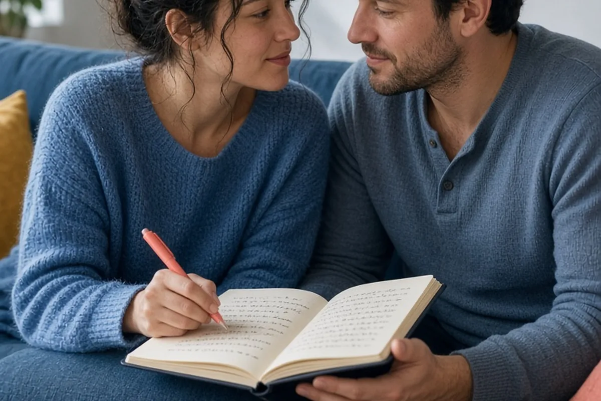 Illustration for Couples Journal Prompts: Activities for Better Connection