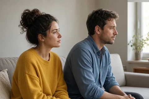 Illustration for Emotional detachment in a relationship