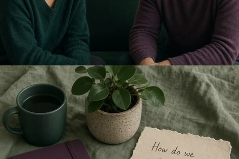 Illustration for Relationship Boundaries Questions for Couples to Build Trust