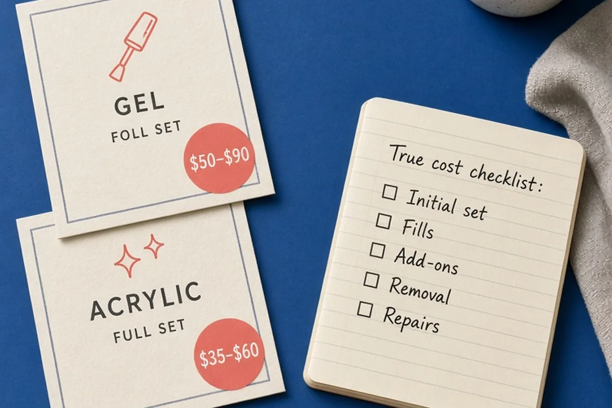 Illustration for Compare Acrylic and Gel Nail Costs for Smarter Budgets