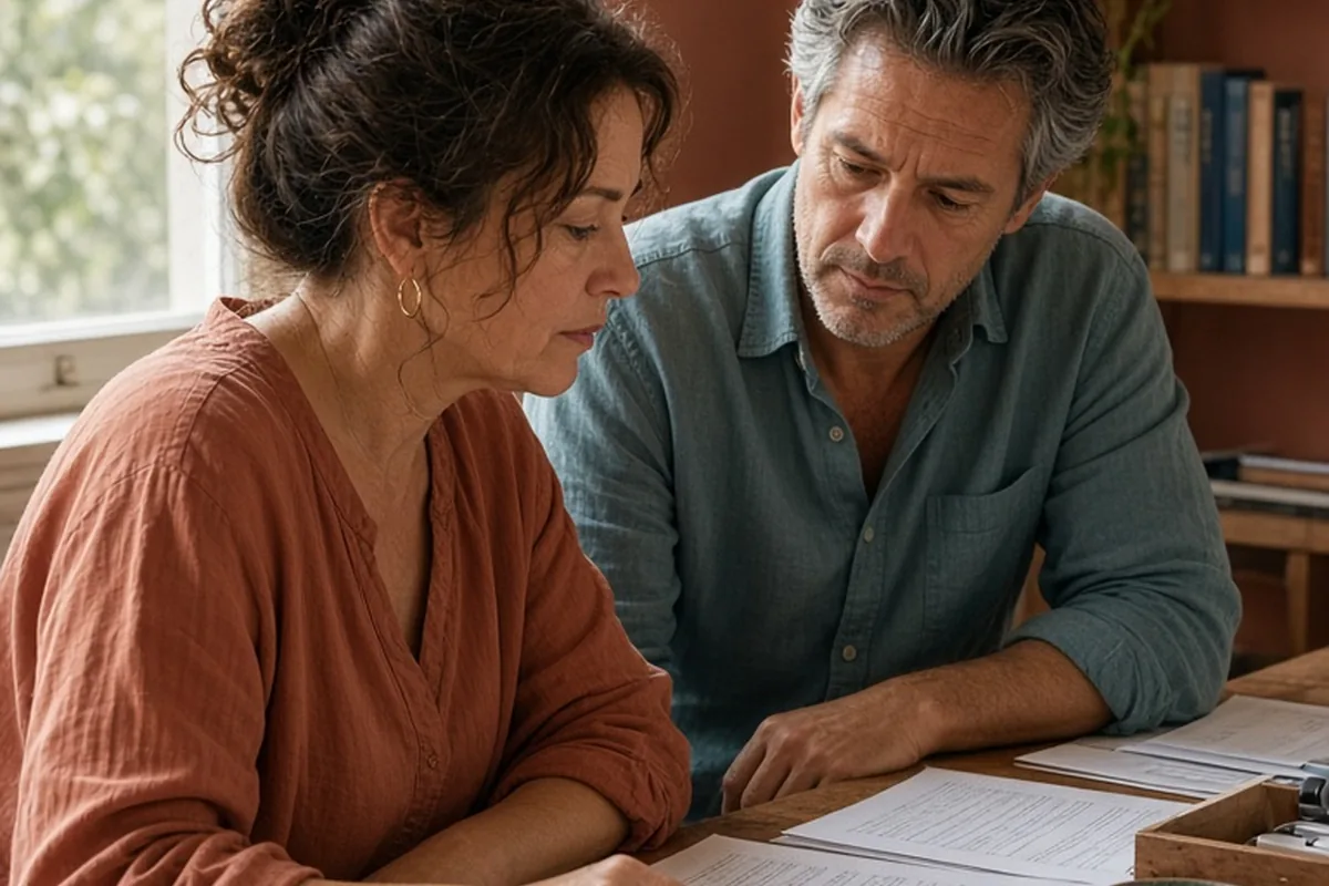 Illustration for Organize Retirement Statements for Divorce with Clarity