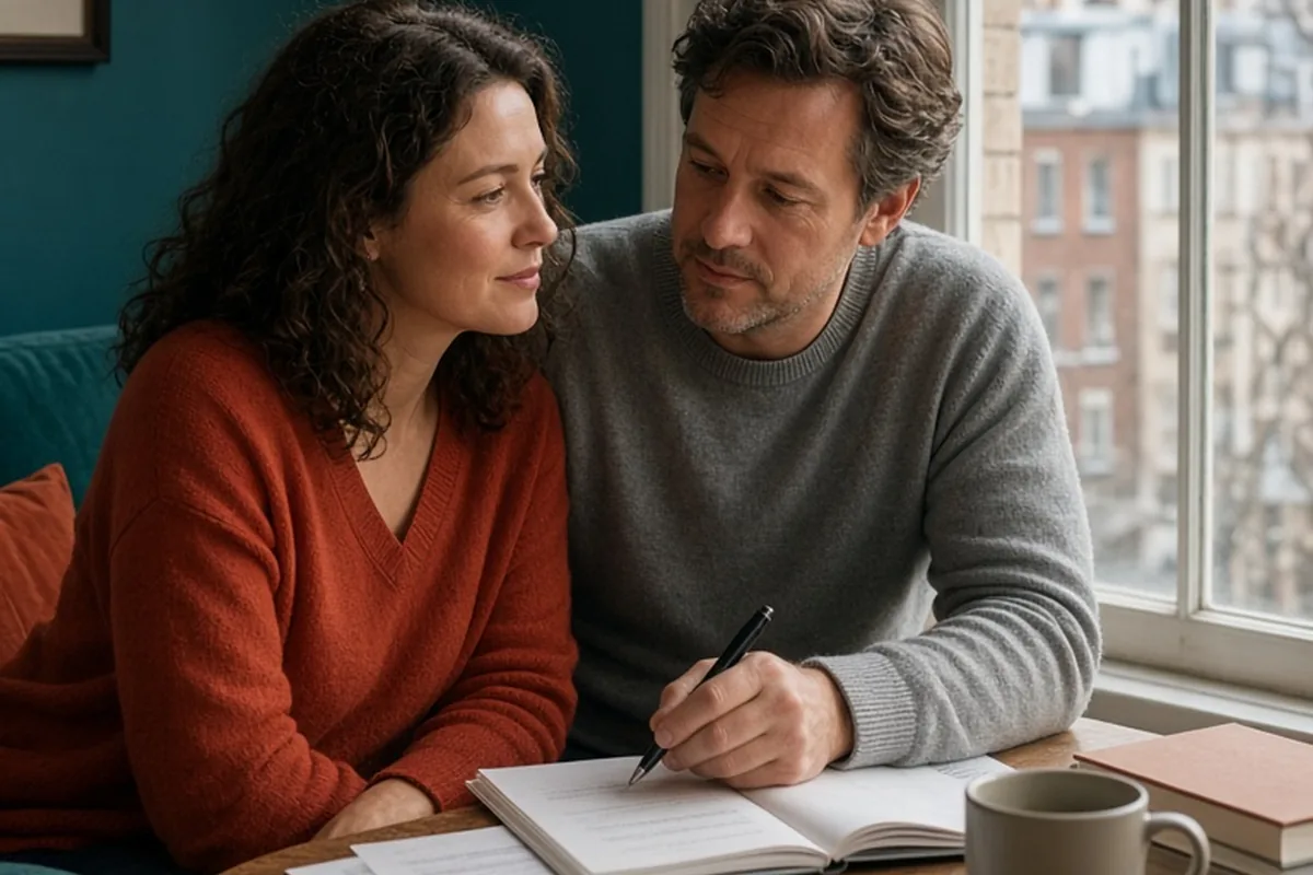 Illustration for Buying a House After Divorce as an Unmarried Couple