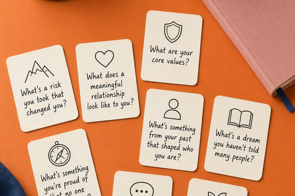 Illustration for Deep Questions to Ask a Guy for Meaningful Connection
