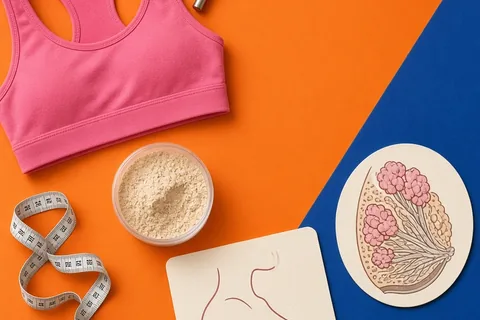 Illustration for Why Are Women Athletes Flat Chested? Causes and Considerations