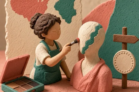 Illustration for Do You Need a License to Do Makeup?