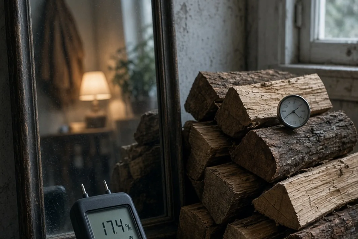 Illustration for What Moisture Content Should Firewood Be for Efficient Burning?