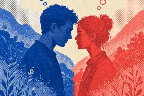 Illustration for How to Kiss a Friend Without Losing the Friendship