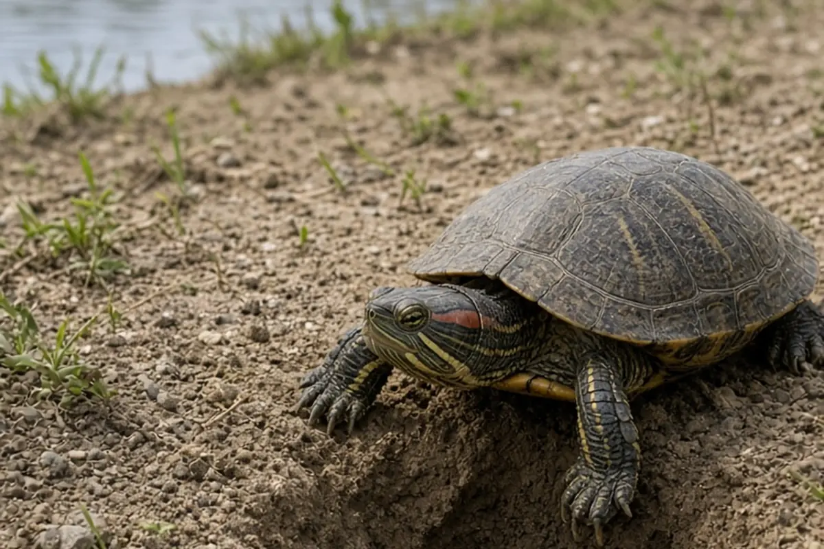 Illustration for When Do Female Red Eared Sliders Lay Eggs in Different US Climates?