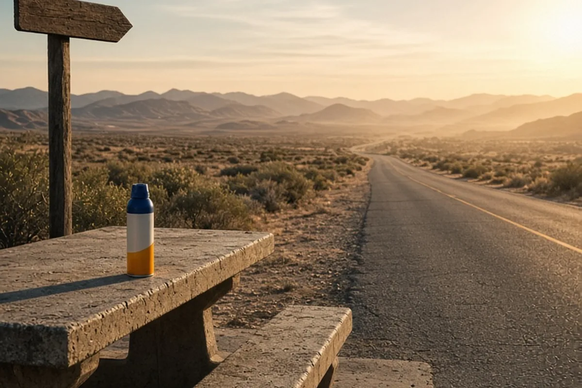 Illustration for Can You Bring Spray Sunscreen in Checked Luggage?