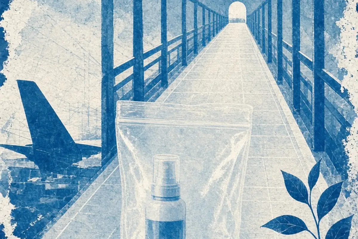 Illustration for Can I Take Sunscreen Spray on a Plane? TSA Rules and Packing Tips